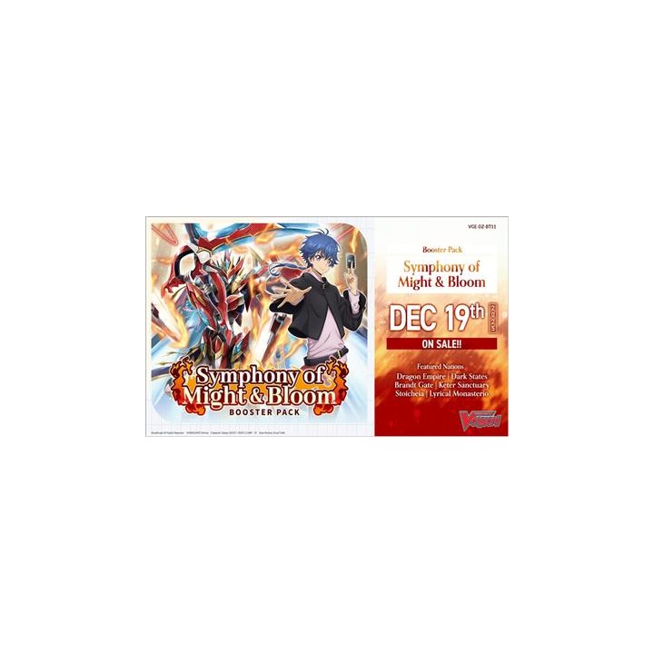 Cardfight!! Vanguard - Symphony of Might &amp; Bloom Booster Pack - EN