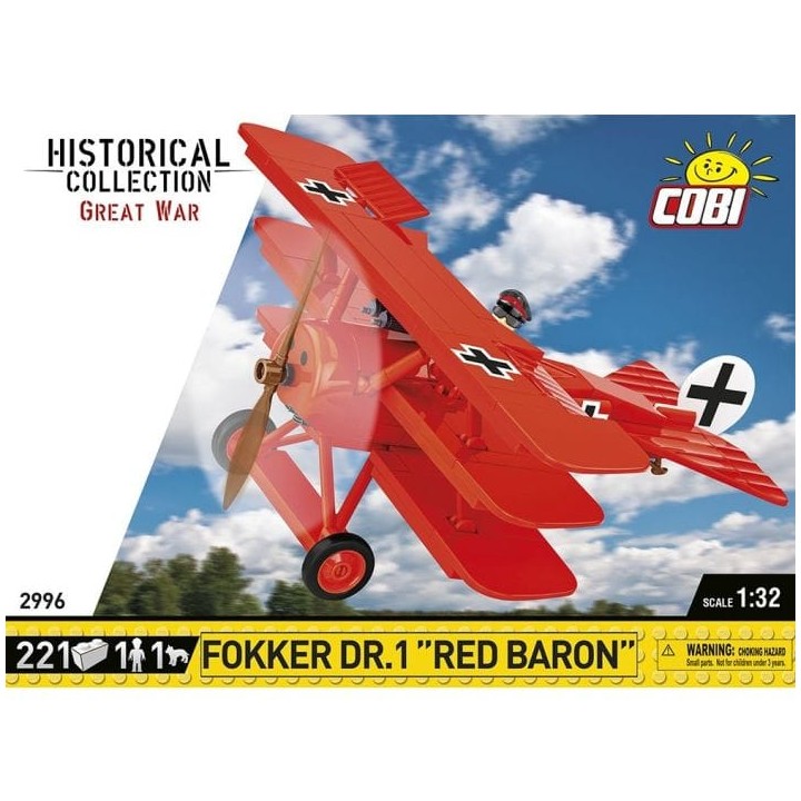 Cobi 2996 Fokker Dr.I Red Baron