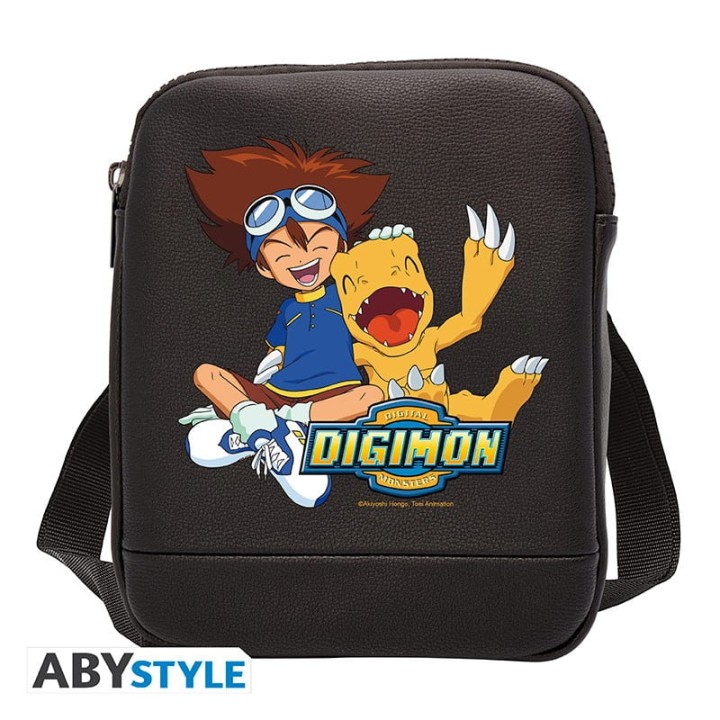 DIGIMON - Bolso bandolera "Amistad" de vinilo