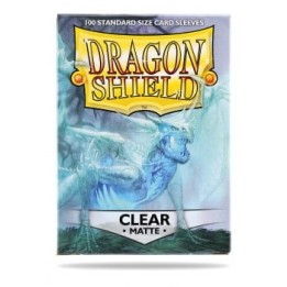 Dragon Shield Standard Sleeves Matte Clear (100 Sleeves)