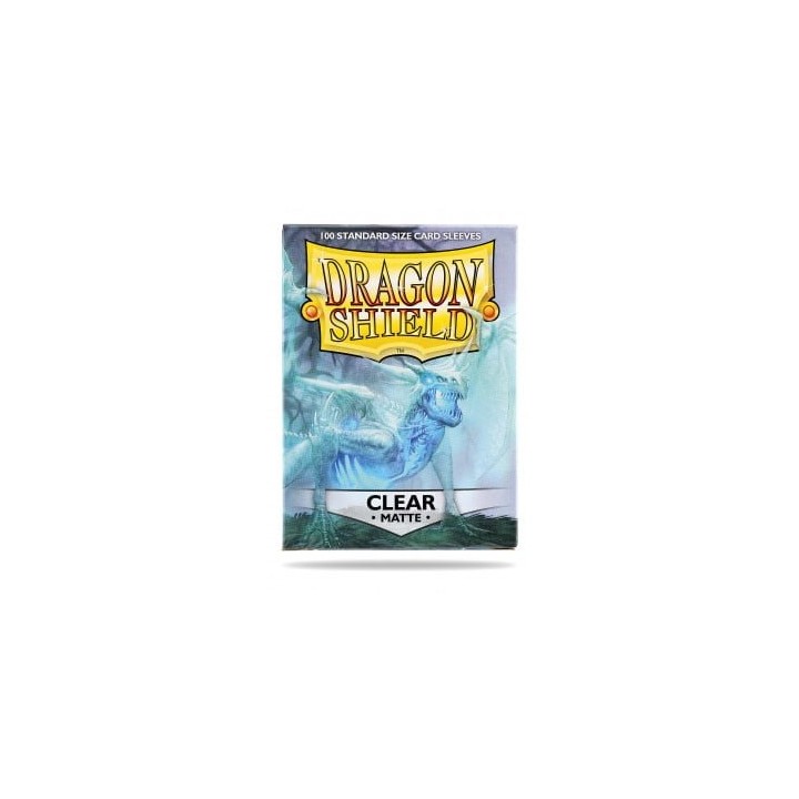 Dragon Shield Standard Sleeves Matte Clear (100 Sleeves)